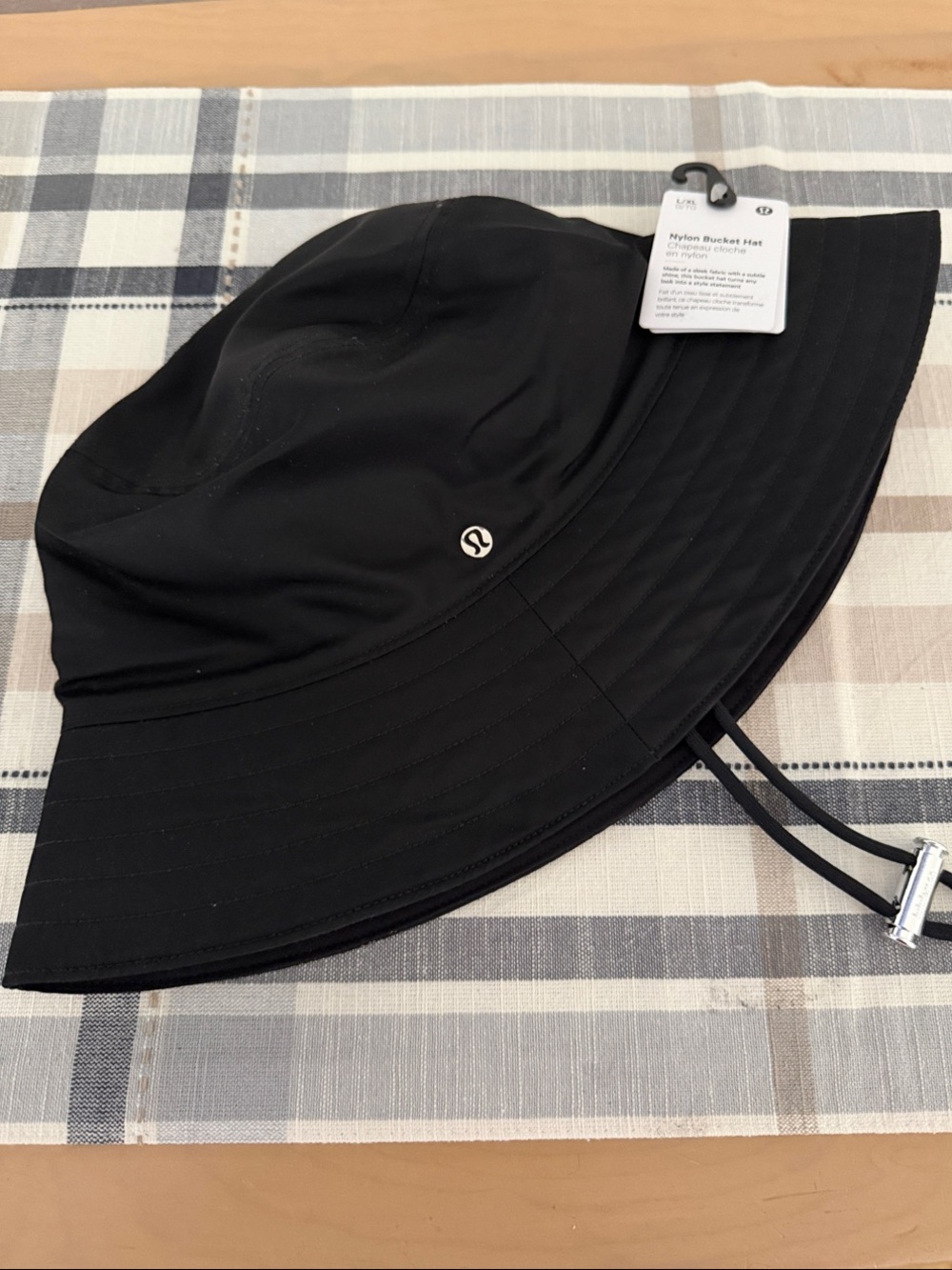 Lululemon Athletica | Black Nylon Bucket Hat